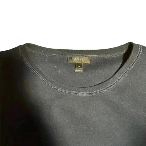 J. Crew‎ Navy Blue Tied Bell Sleeve Crew Neck Sweatshirt, Size M - Picture 5 of 5